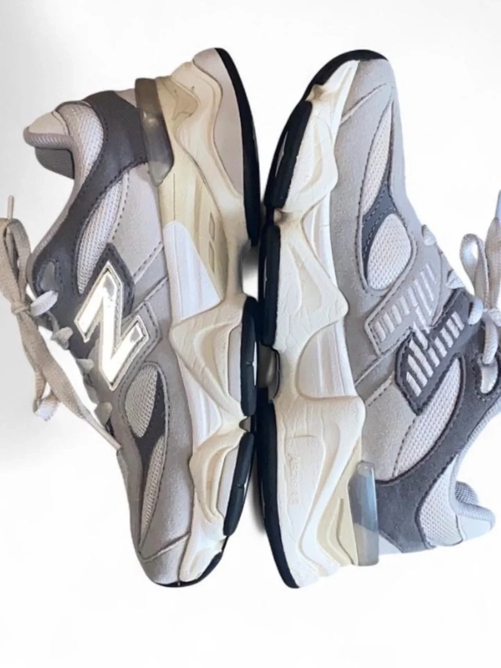 New Balance 9060 Kids in Gray and White